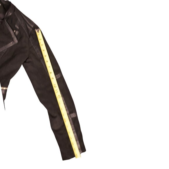 H&M Faux Suede Moto Jacket with Faux Leather Trim - Size 2 (EUR 32) - Picture 13 of 13